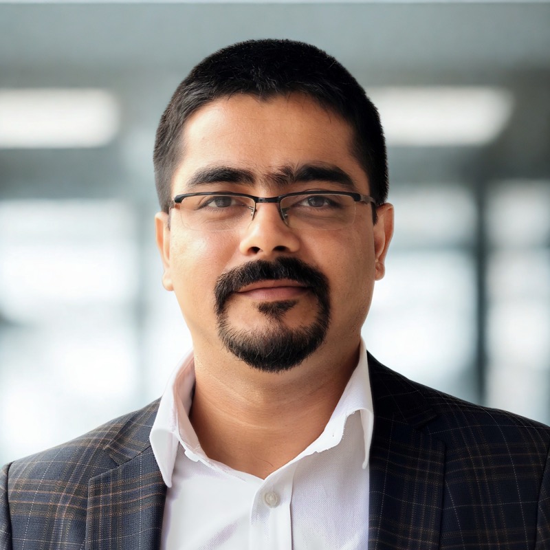 Portrait of Dibyendu Sarkar